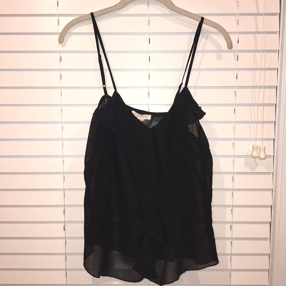 Sheer loose fitting tank